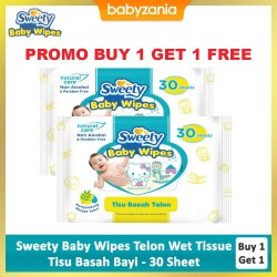 Sweety Baby Wipes Telon Wet Tissue Basah 30 Sheet...
